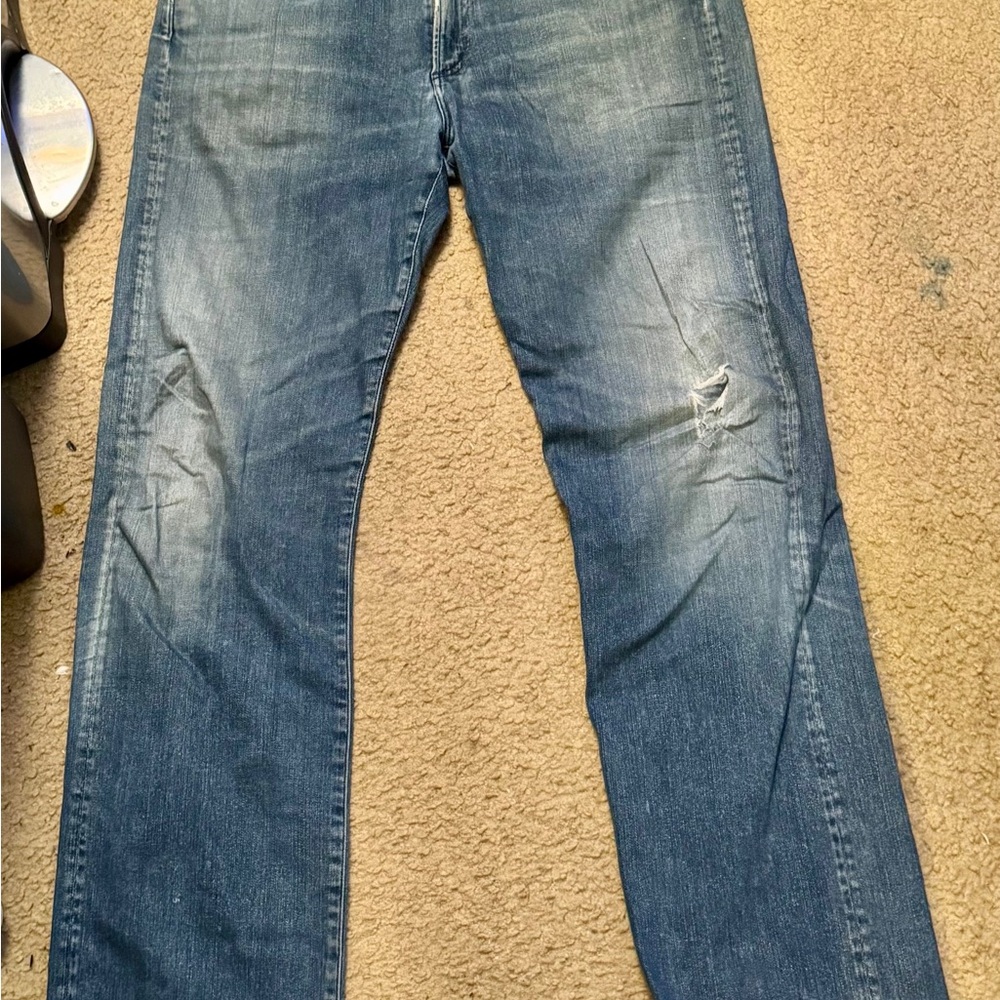 Citizens Of Humanity Blue Straight Jeans